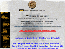 Tablet Screenshot of ottoroadshootingrange.com